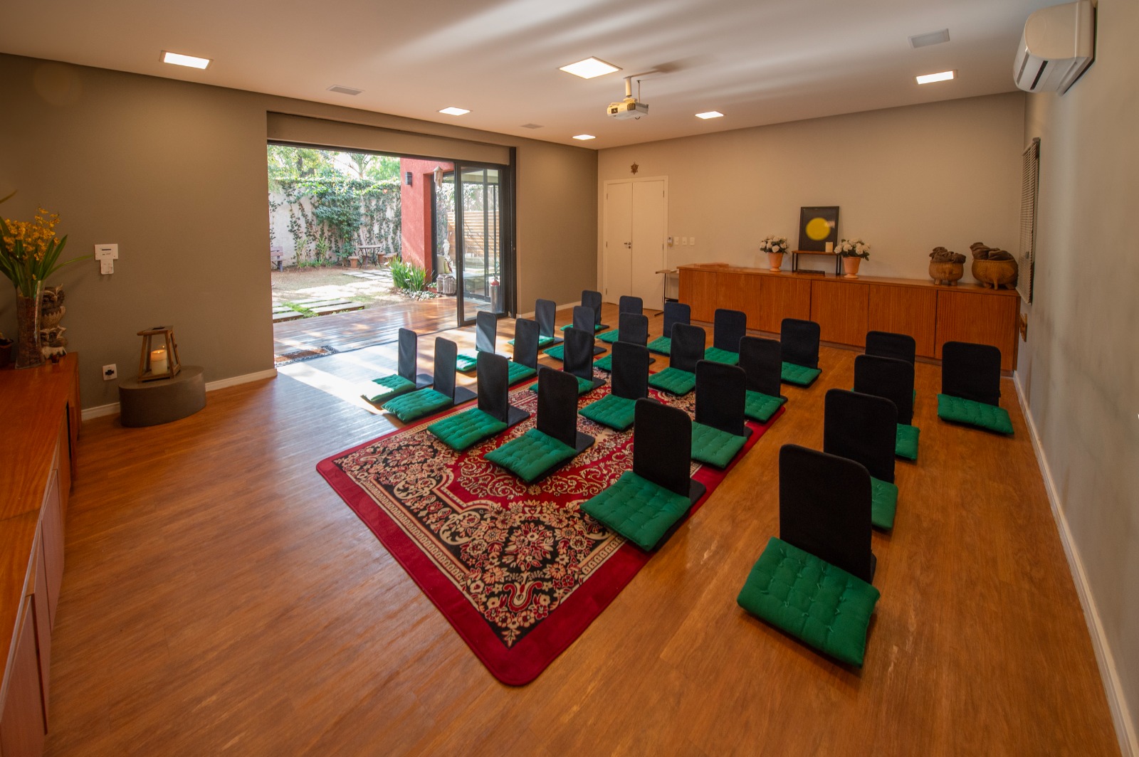 Sala de práticas do Espaço TerraLuz